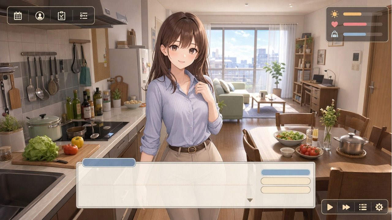 能干的后辈小葵酱 生活模拟 展示图 1